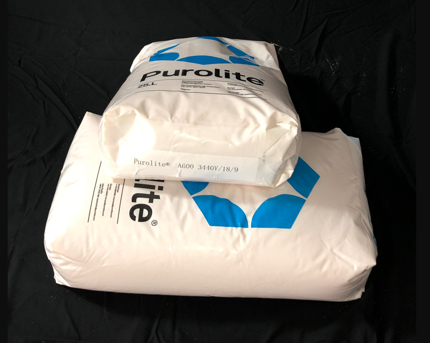 Purolite A600強堿性陰離子交換樹脂特點、更換脫礦樹脂